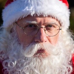 santa claus in sunglasses