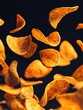© Alexander Chaykin - Golden Potato Chips - Close-up
