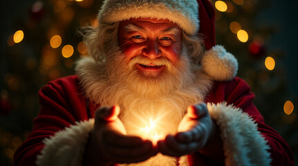 The magic gift of Santa Claus [Christmas image]