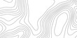 © Abu Bokkor Siddique - Black and white contours topography stylized wavy concentric pattern height lines map, seamless topographic patterns contour isolated geographic mountain relief trendy modern background and texture.