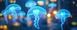 © Photography09 - Glowing jellyfish floats bobbing through the streets, creating a mystical underwater vibe