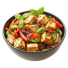 Colorful Tofu Stir-Fry, vibrant vegetables and tofu combined in a delicious, healthy dish, perfect for a quick meal.