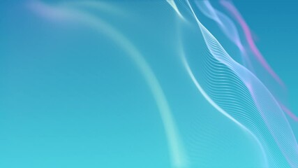 Poster - Explore Abstract Seamless Loop Background Wave Patterns Enhanced with Dynamic and Mesmerizing Lighting Effects