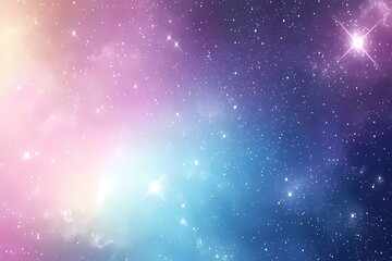 Wall Mural - soft pastel galaxy background with blending effects