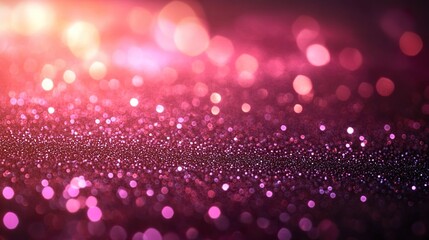 Poster - Abstract glitter texture pink blue bokeh background vibrant visual pattern wallpaper