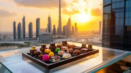 High-End Dessert Experience in Dubai at Sunset