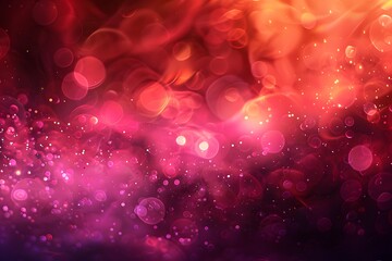 Poster - Vibrant Abstract Background with Colorful Bokeh Effects