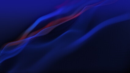 Aufkleber - Explore Abstract Seamless Background Wave Patterns Enhanced with Dynamic and Mesmerizing Lighting Effects