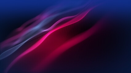 Aufkleber - Explore Abstract Seamless Background Wave Patterns Enhanced with Dynamic and Mesmerizing Lighting Effects