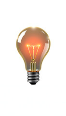 idea isolated with white highlights, png