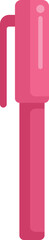 Poster - pink pen is standing up with the cap on top, ready to be used for writing and note taking