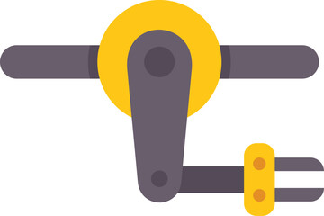 Poster - Robotic arm is holding an object with its mechanical claw