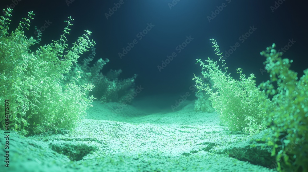 Luminous Kelp Forest Ambient Lighting Effects photo