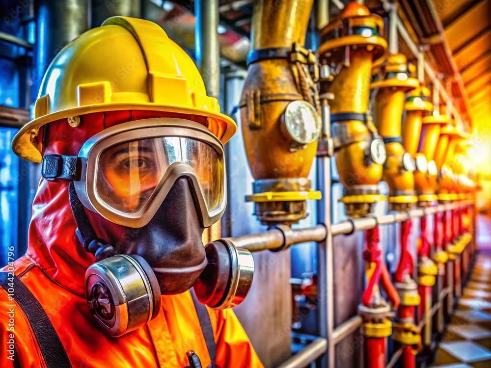 Macro Photography of Atex Explosive Atmosphere Zone with Safety ...