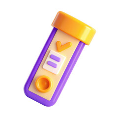 Poster - A colorful, playful toy design featuring bright yellow, purple, and white colors. Its playful appearance makes it ideal for children.
