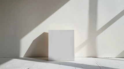 Poster - Simple Foamcore Board Against a Minimalist Background