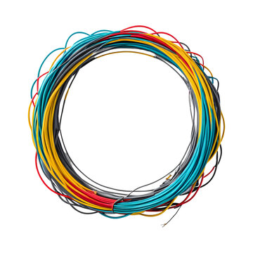 Electric Cable Border PNG Transparent Background