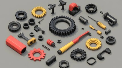 Poster - Mechanical Engineering Components and Concepts Overview