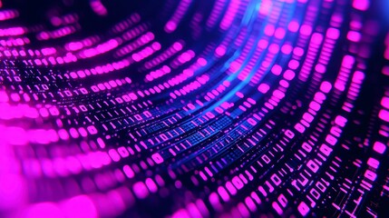 Poster - Abstract Digital Technology Grid Animation, a seamless visual of interconnected data points and lines, conveying a sense of innovation and connectivity in the digital realm.