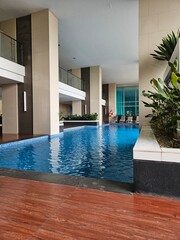 Wall Mural - Modern Building Swimming Pool Interior Design