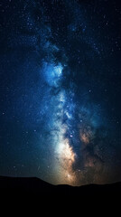 cosmos space background galaxy cosmic wallpaper stars planets blue vertical mobile social media back