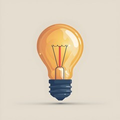 Poster - depicting an idea lightbulb transforming and merging into a computer symbolizing the of creativity and technology a creative technology concept