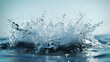 © janya - Water Splashing and Creating a Crown, drop, drops, water crown, liquid, blue