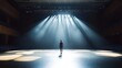© AssanAI.Studio - Dancer Rehearsing in an Empty Theater Space