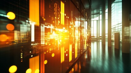 Poster - Modern Business Finance in 3D with Soft Lighting