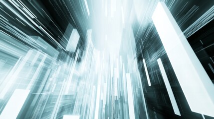 Poster - Modern High Contrast Abstract Design with Dynamic Composition