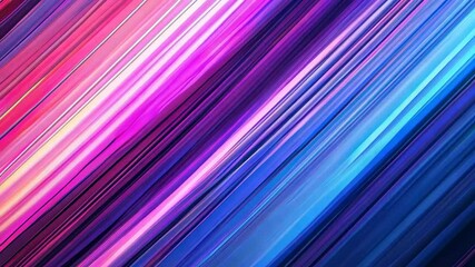 Poster - vibrant abstract background with diagonal lines in shades of pink and blue, perfect for modern desig