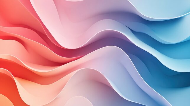 A minimalist digital background with gradient colors and simple, clean lines, creating a smooth, modern look for tech presentations or UI/UX design