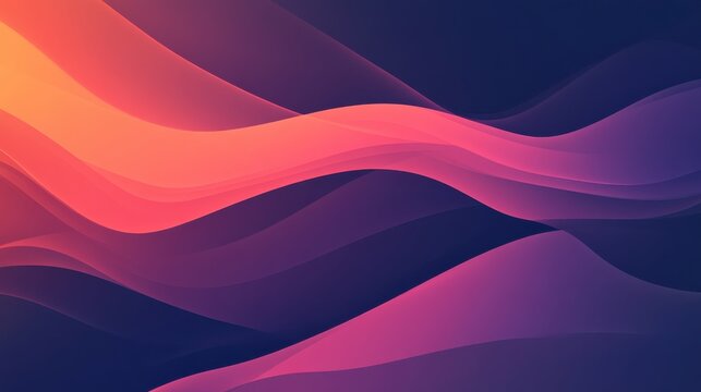 A minimalist digital background with gradient colors and simple, clean lines, creating a smooth, modern look for tech presentations or UI/UX design