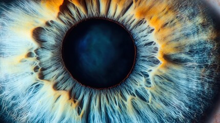 Poster - Close-Up View of Human Eye Showing Unique Features