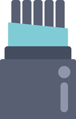 Poster - this minimalist icon showcases a fiber optic cable transmitting data through wires, ideal for tech a