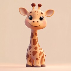 funny giraffe cartoon