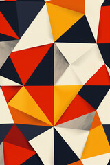 Abstract triangle shapes pattern in geometric graphic design