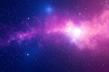 Wall Mural - vivid watercolor nebula background for space art