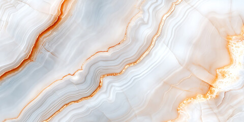 Leinwandbilder - Elegant onyx marble surface texture with flowing patterns and warm hues. intricate lines and shimmering details create luxurious and sophisticated appearance, perfect for various design applications