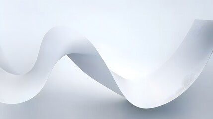 Abstract 3d render, white background design, modern illustration