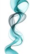 © AURA COLLECTIONS - Abstract swirling lines in shades of teal and gray, creating a fluid, modern design.