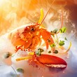 © AssanAI.S - Gourmet Lobster Claw with Citrus Garnish