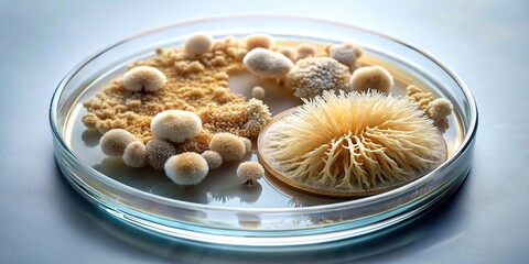 Mycology and conservation of mushroom cultures concept