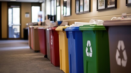 Poster - implementing low waste practices in the workplace can enhance corporate sustainability