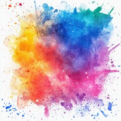 Wall Mural - Watercolor splash background with artistic texture