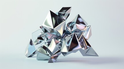Wall Mural - 3d render of abstract art with surreal 3d organic ball in curve wavy smooth and soft bio forms in ma