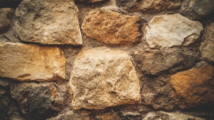Poster - Soft Weathered Stone Wall Textures with Gradient Tones
