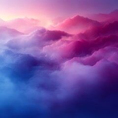 Abstract pink and blue blurred gradient background for creative designs