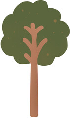 Wall Mural - tree with leaves