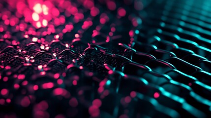 Poster - Vibrant Shiny Metal Surfaces with Diffused Lighting